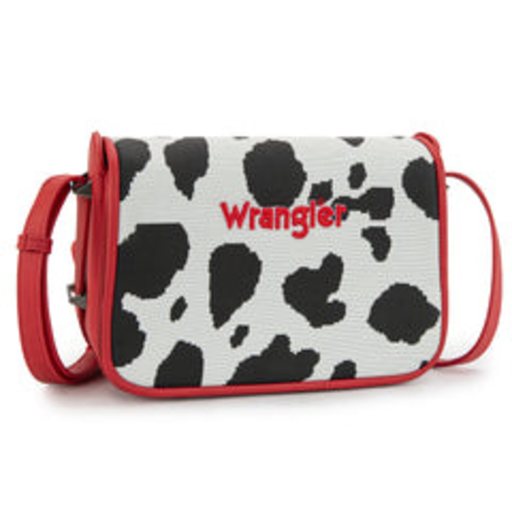 Wrangler WG301-1833RD - Red - Wrangler Cow Print Crossbody