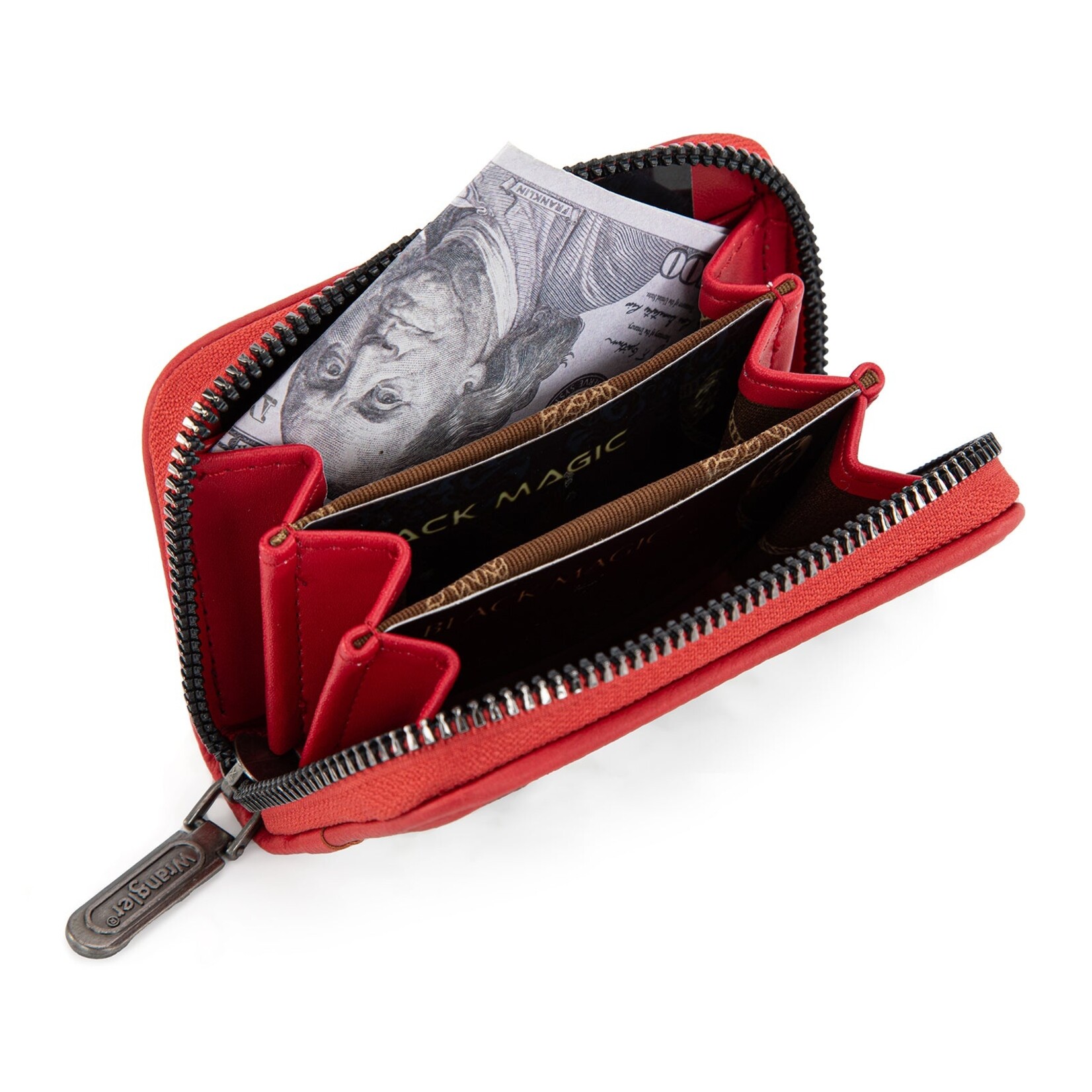 Wrangler WG301-W083RD - Red - Wrangler Cow Print Small Wallet