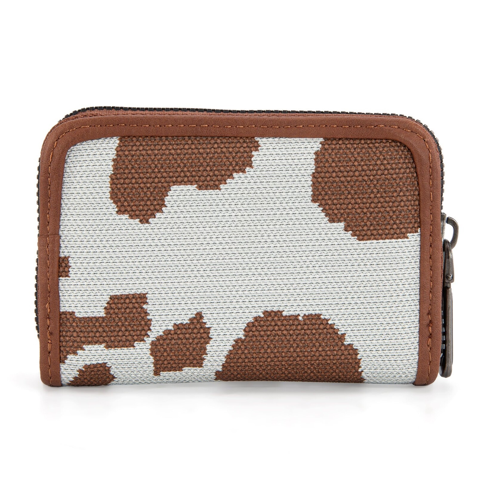 Wrangler WG301-W083BR - Brown - Wrangler Cow Print Small Wallet