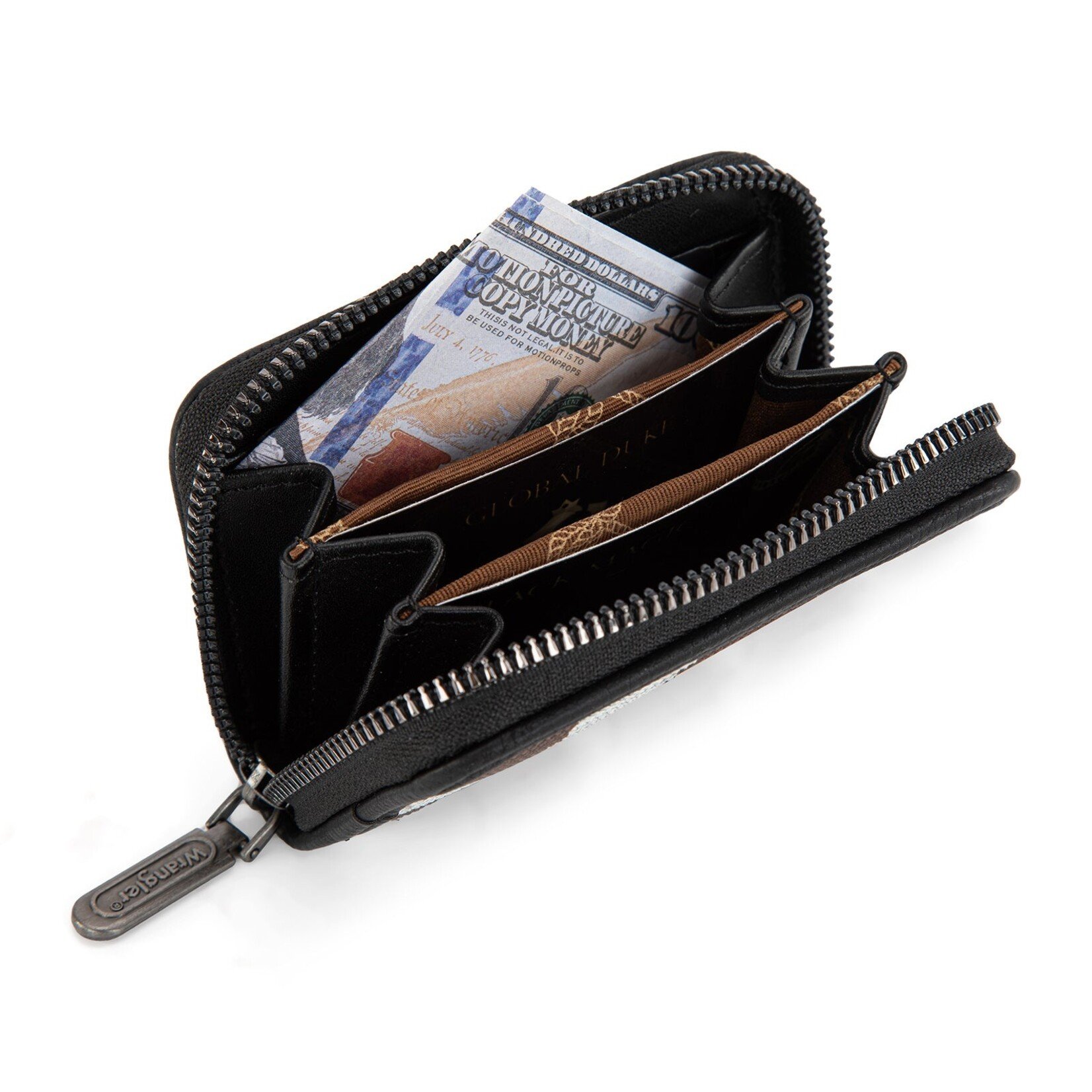 Wrangler WG301-W083BK - Black - Wrangler Cow Print Small Wallet