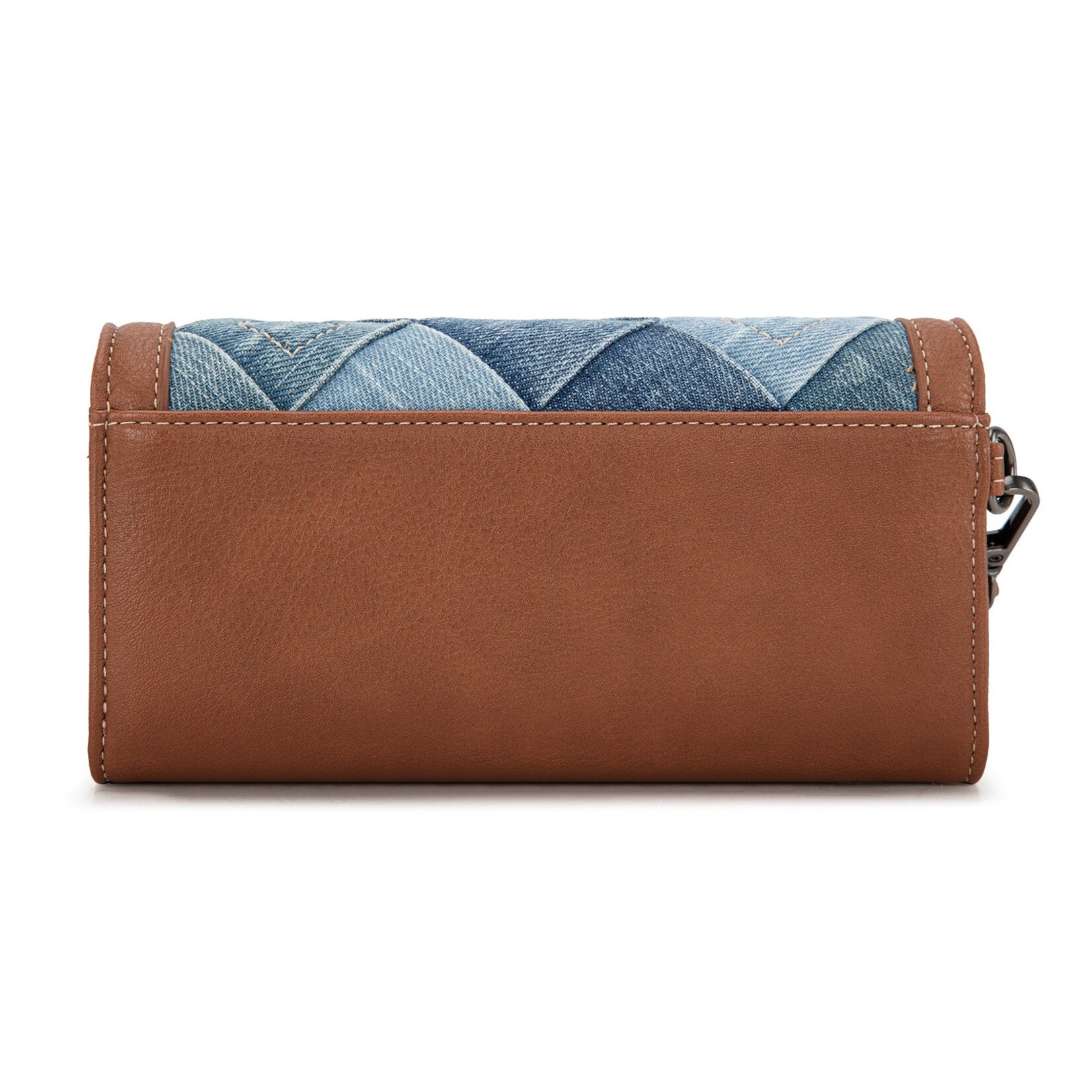 Wrangler WG210-W062JN - Jean - Wrangler Denim Woven Tri-Fold Wristlet/Wallet