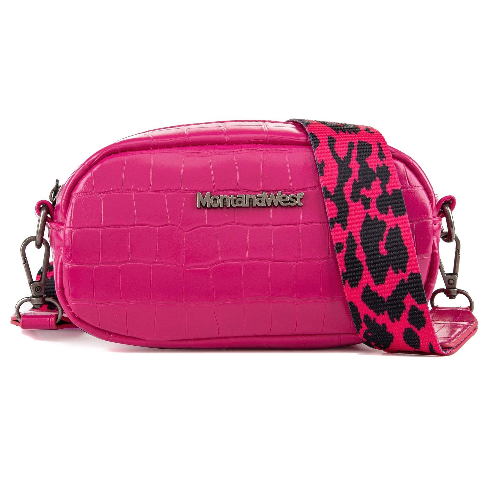 Montana West Inc MWC-086CHPK - Hot Pink - Montana West Small Crossbody Bag/Camera Bag