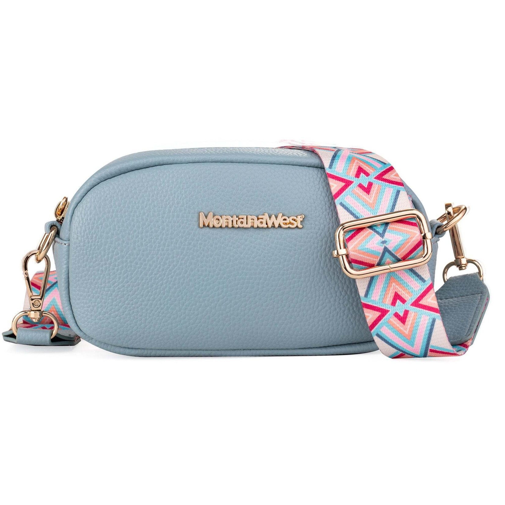 Montana West Inc MWC-086BBL - Blue - Montana West Small Crossbody Bag/Camera Bag