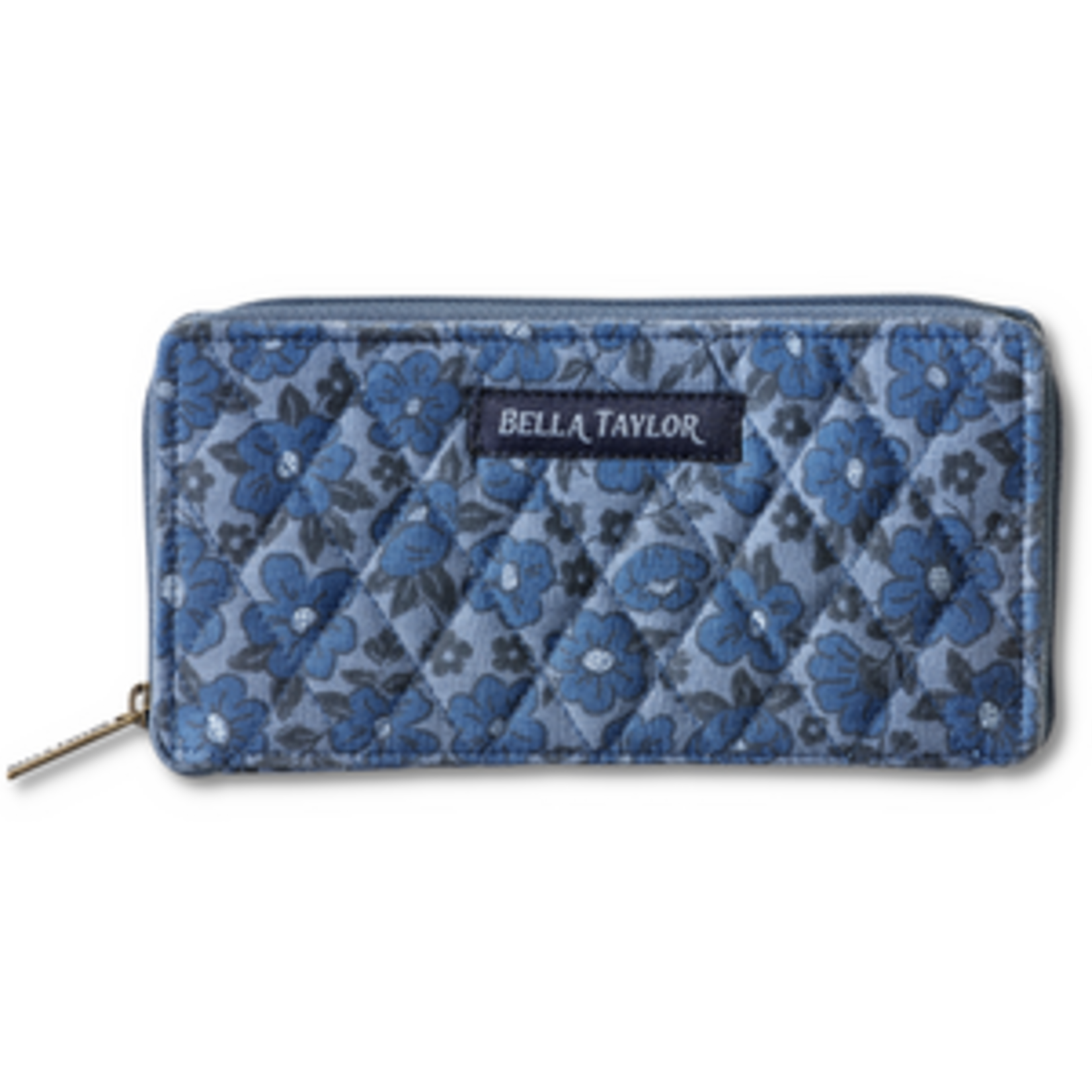 Bella Taylor RFID Slim Card Wallet - Navy Floral