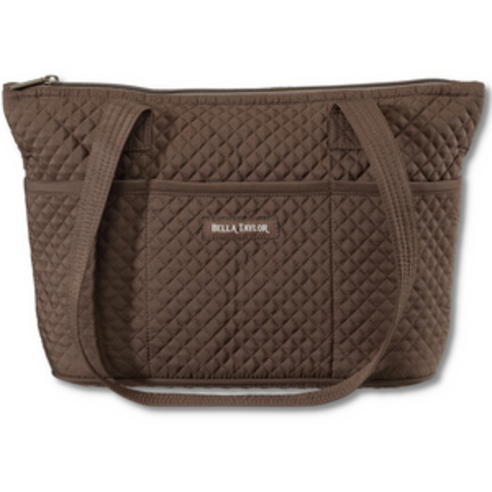 Bella Taylor Small Shoulder Tote - Chocolate Microfiber