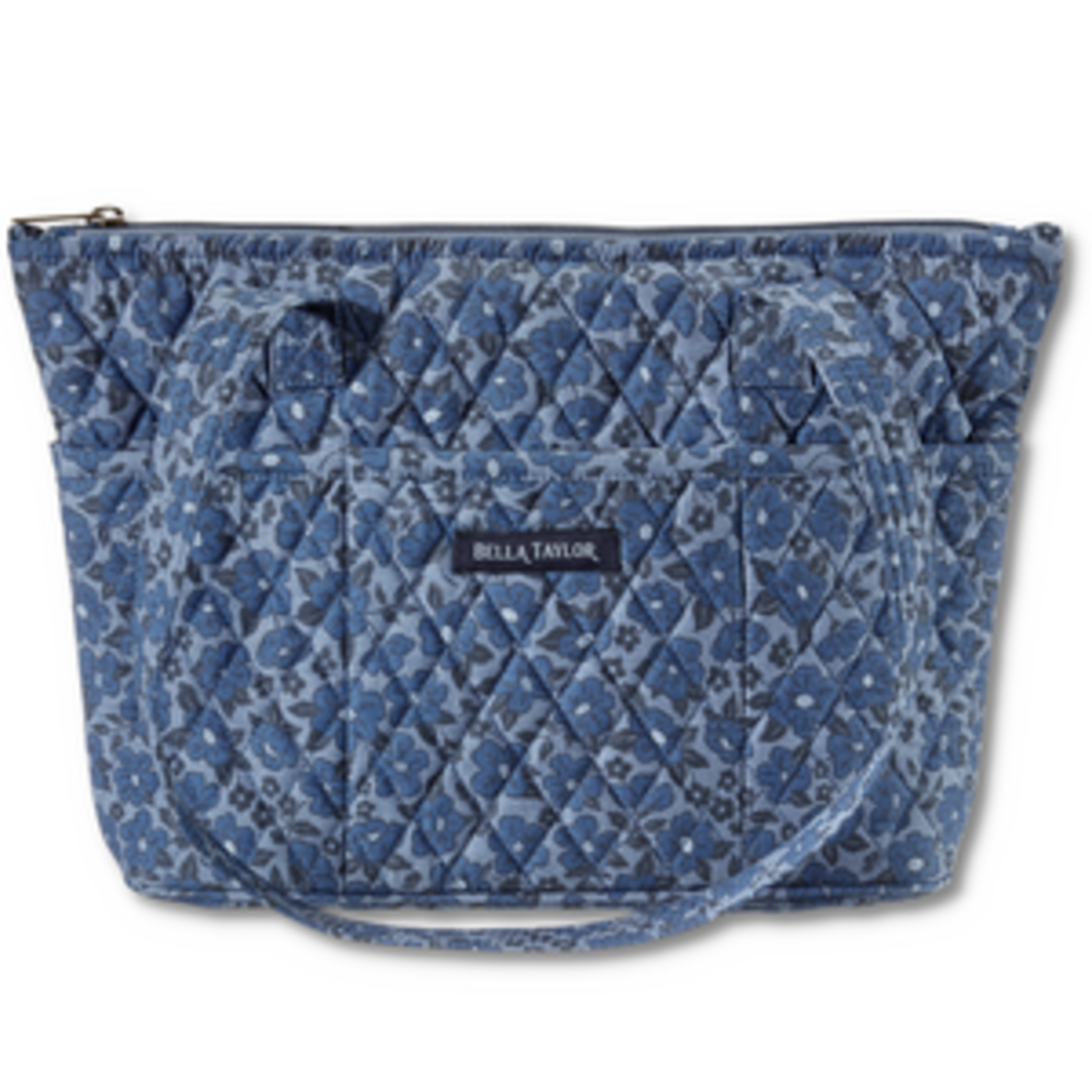 Bella Taylor Small Shoulder Tote - Navy Floral