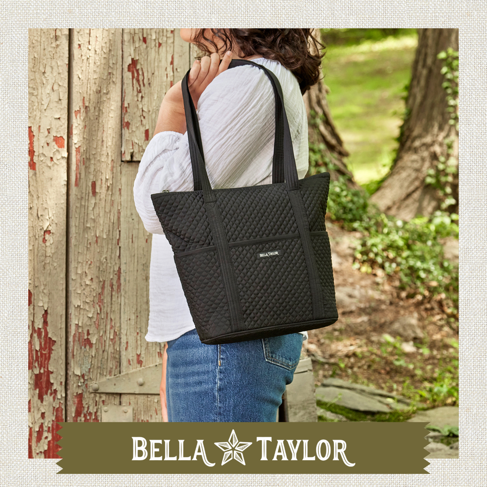 Bella Taylor Stride Tote - Solid Black
