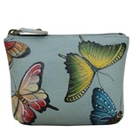 Anuschka 1031-BTH:  Butterfly Heaven - Coin Zip Pouch