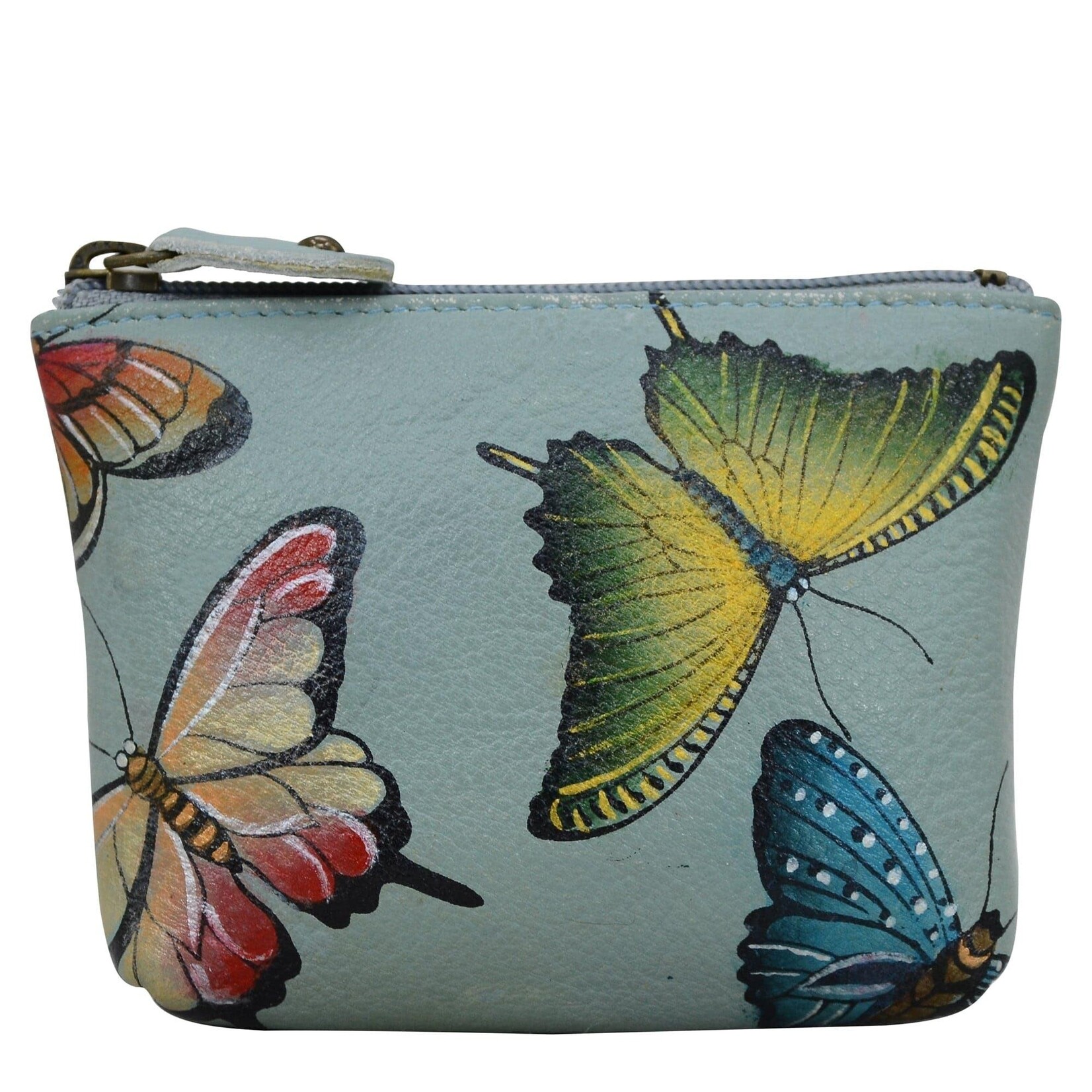 Anuschka 1031-BTH:  Butterfly Heaven - Coin Zip Pouch