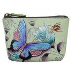 Anuschka 1031-WWG:  Wondrous Wings - Coin Zip Pouch