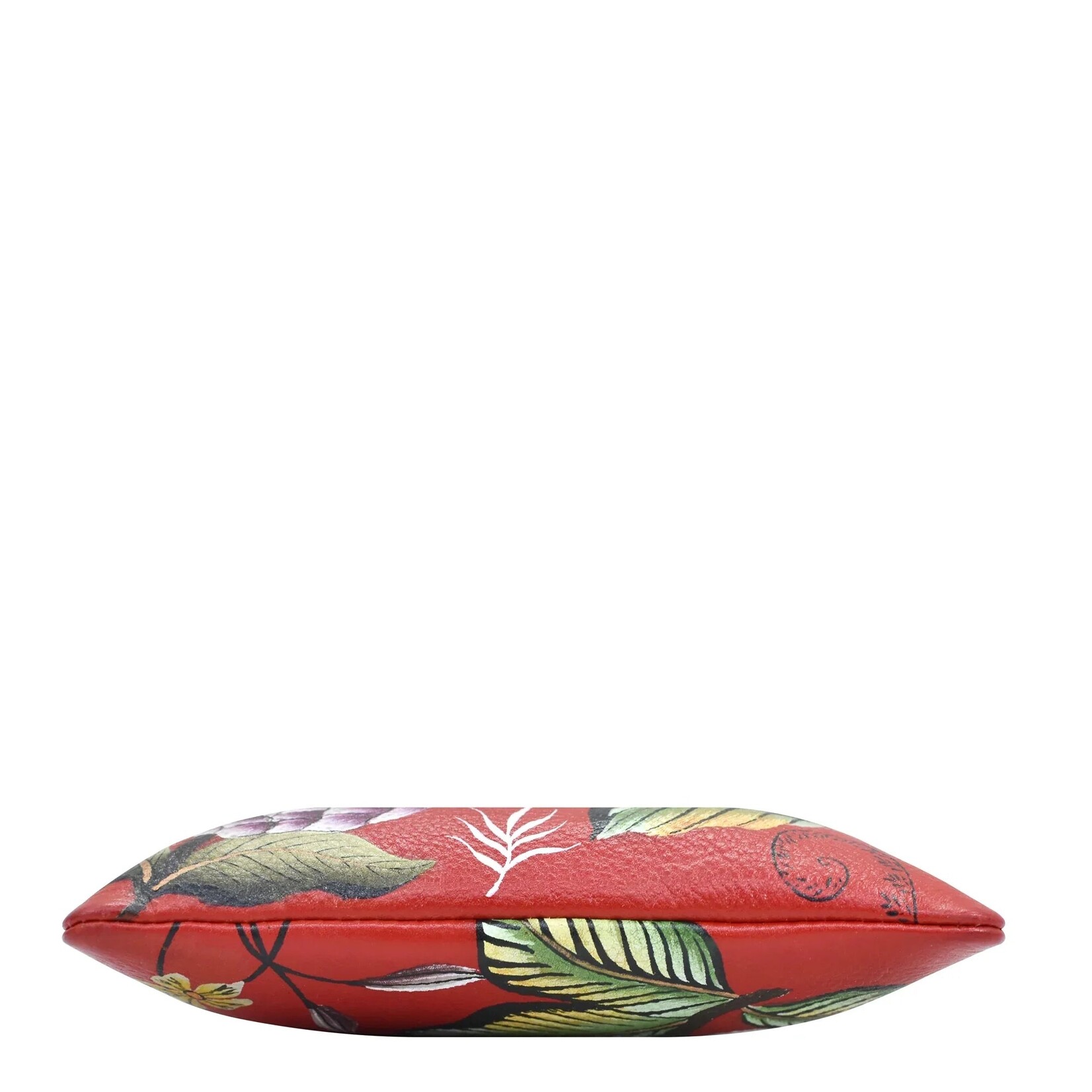 Anuschka 448-CRN: Crimson Garden - Travel Crossbody