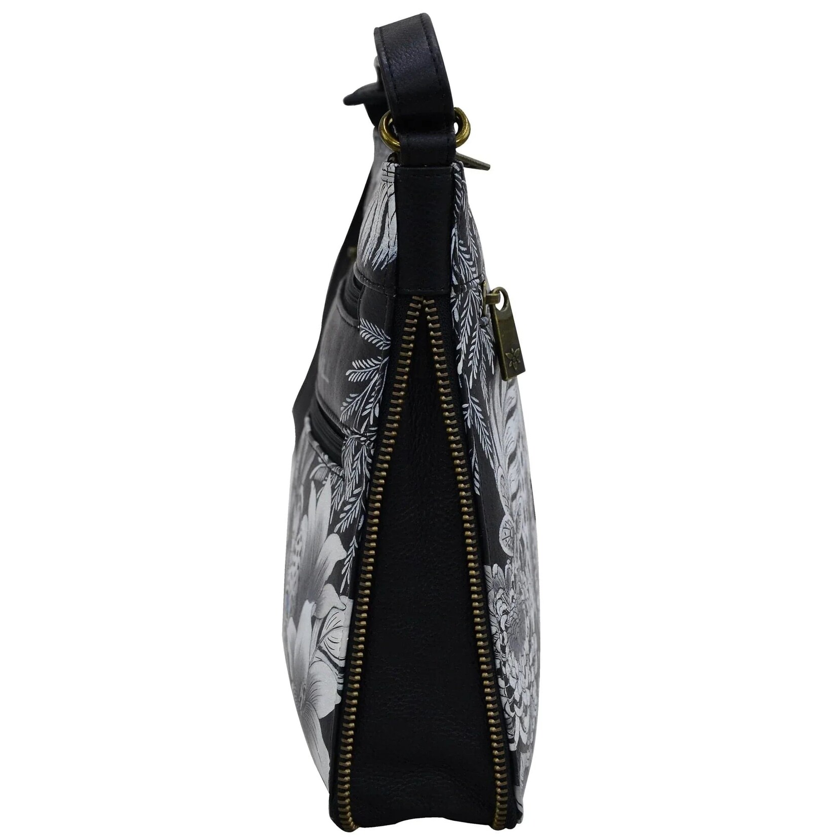 Anuschka 550-CLP:  Cleopatra's Leopard - Leather Expandable Travel Crossbody