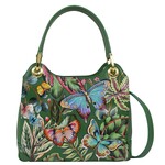 Anuschka 708-DNL - Dancing Leaves - Satchel with Crossbody Bag