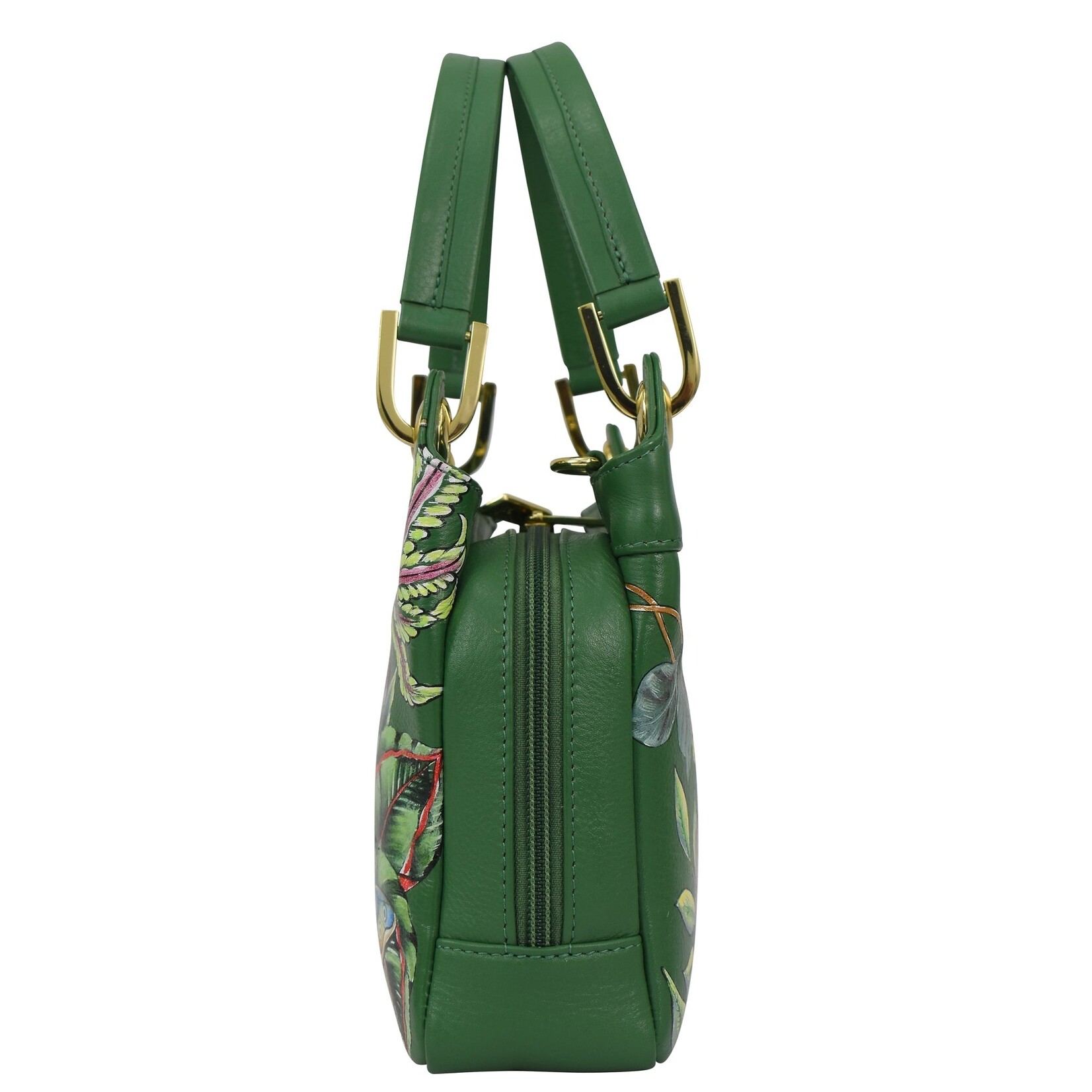 Anuschka 708-DNL - Dancing Leaves - Satchel with Crossbody Bag