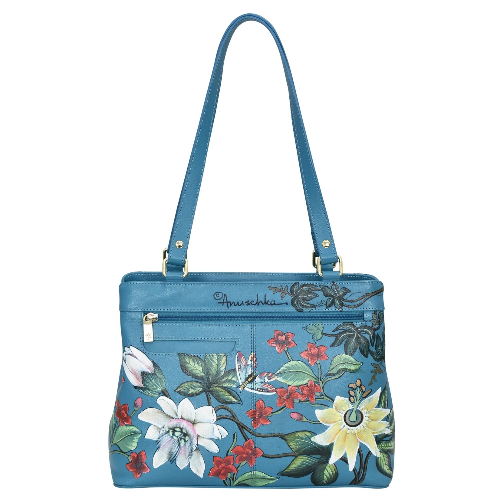 Anuschka 710-RGR: Royal Garden - Medium Everyday Tote