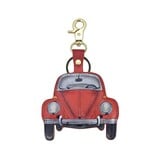 Anuschka K0035-HPD:  Hippie Holiday - Hand-Painted Leather Bag Charm