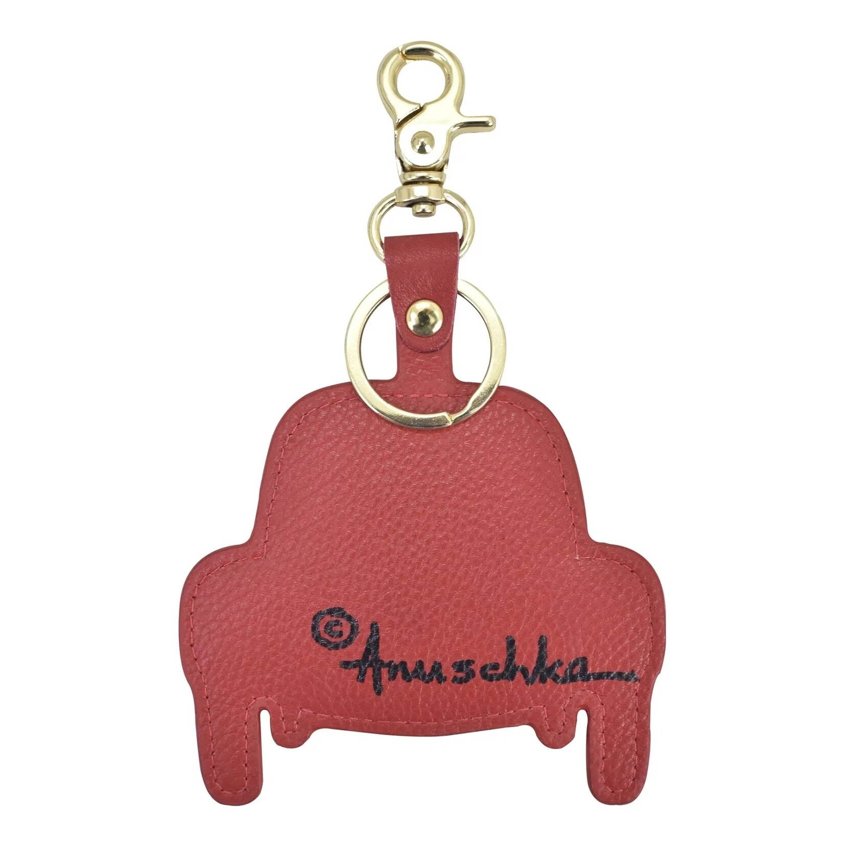 Anuschka K0035-HPD:  Hippie Holiday - Hand-Painted Leather Bag Charm