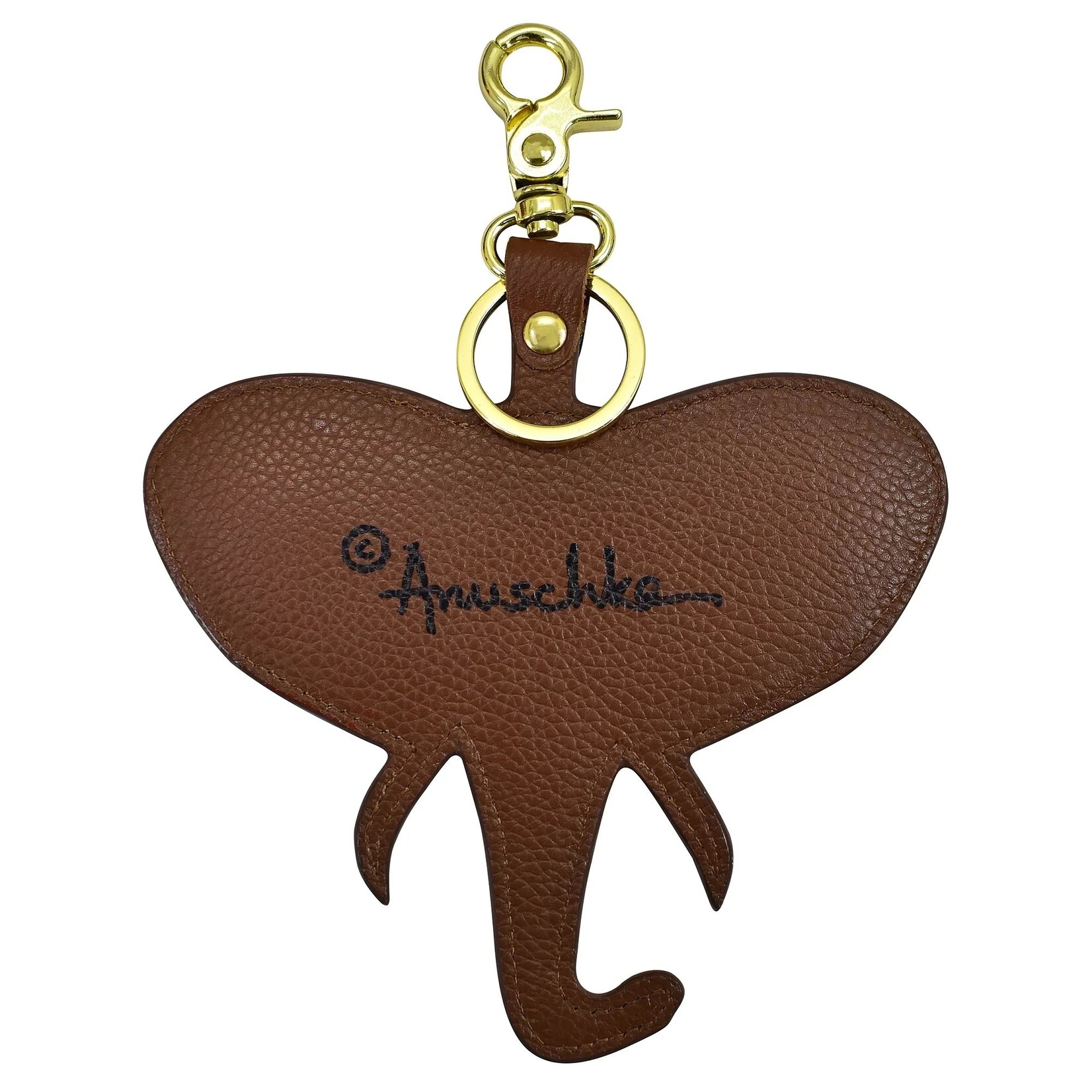 Anuschka K0039-ELM:  Hand-Painted Leather Bag Charm