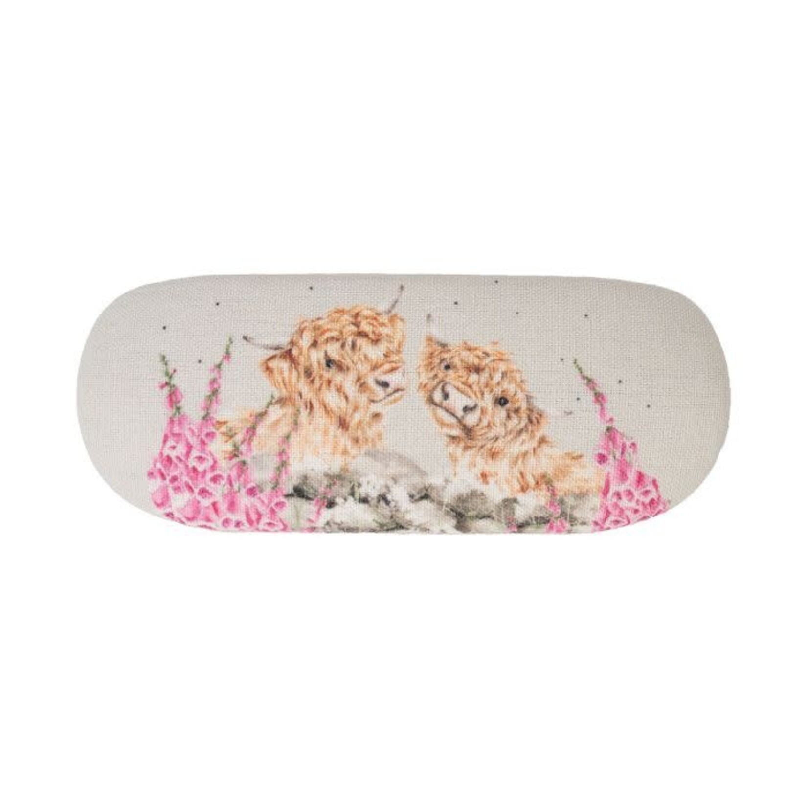 Wrendale Designs GLC016 - Eyeglass Case - 'Just for Moo' Cow