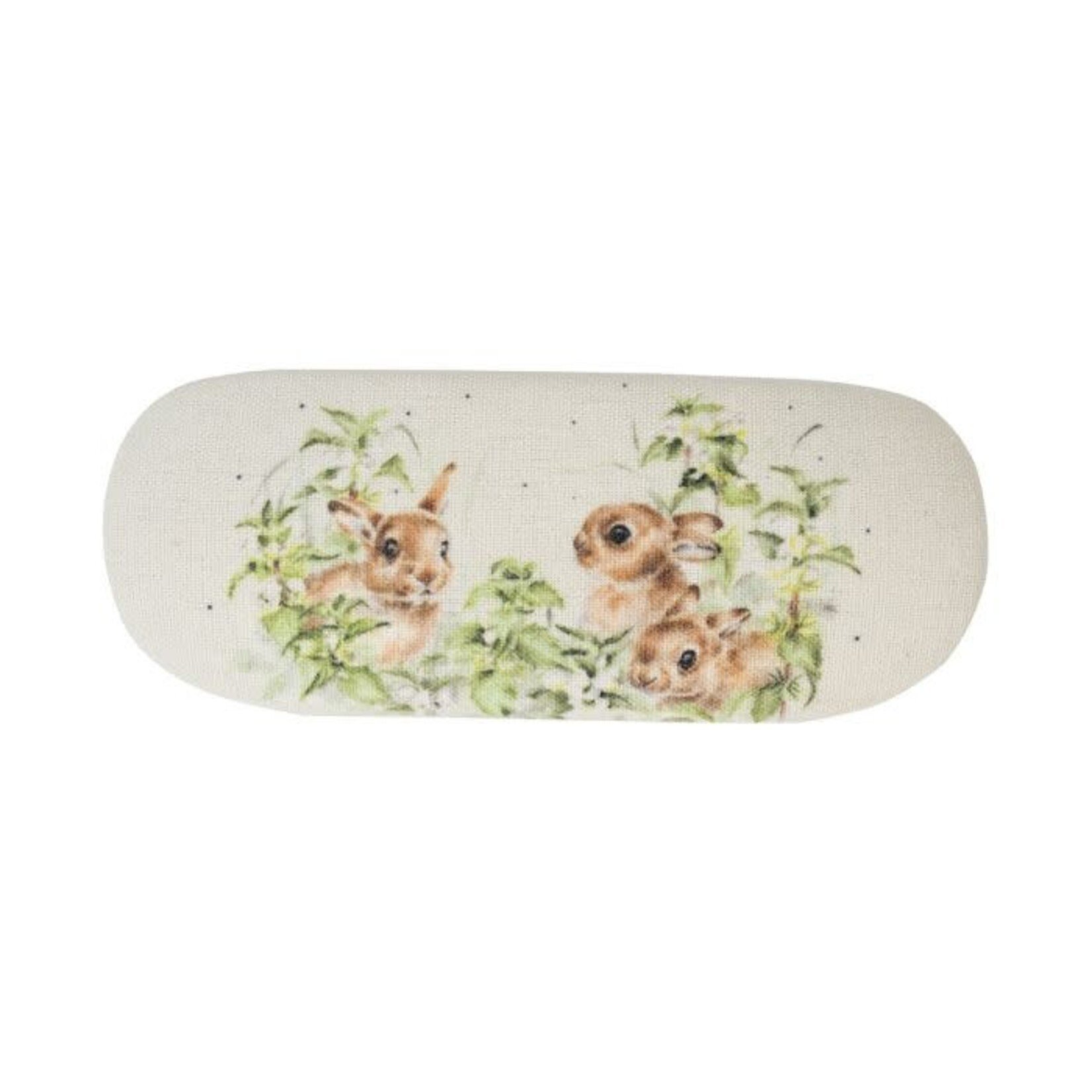Wrendale Designs GLC017 - Eyeglass Case - 'Spring Hares' Hare