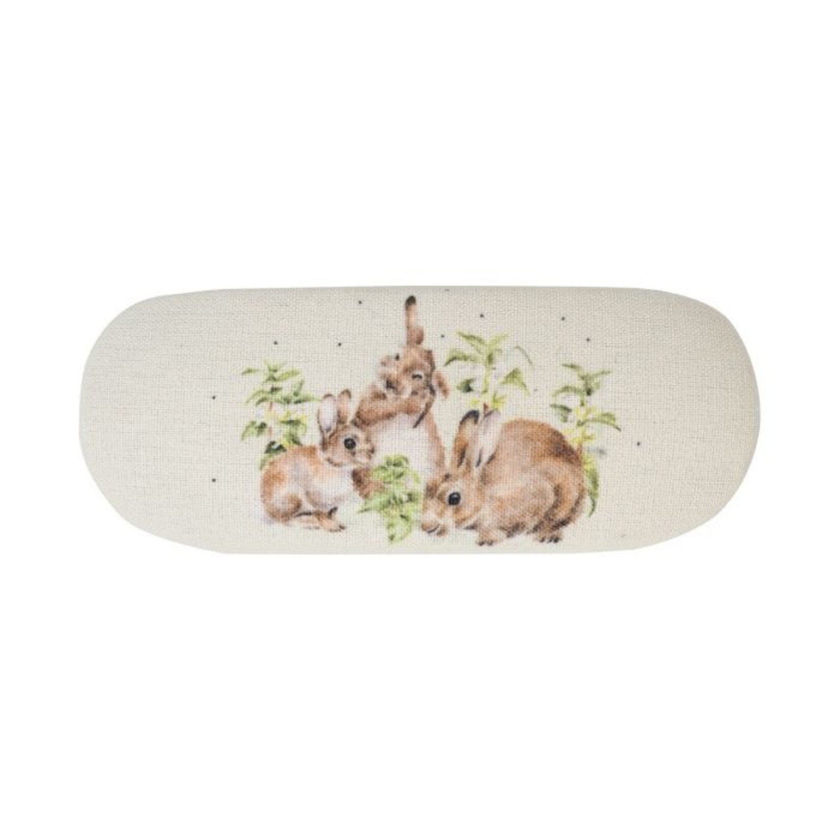 Wrendale Designs GLC017 - Eyeglass Case - 'Spring Hares' Hare