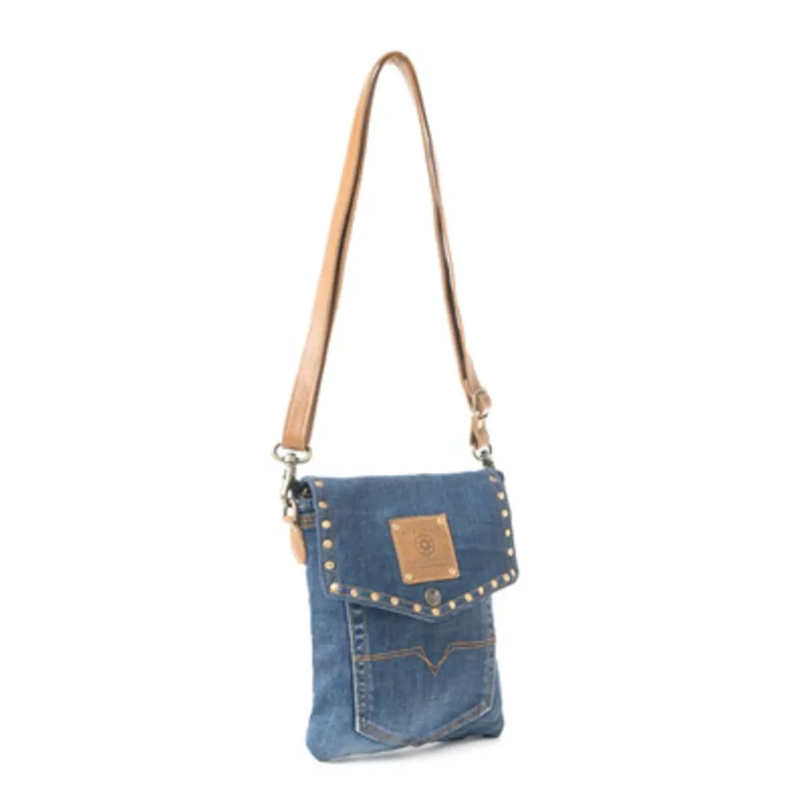 Myra Bags S-10904 Dahlia Denim Crossbody Bag