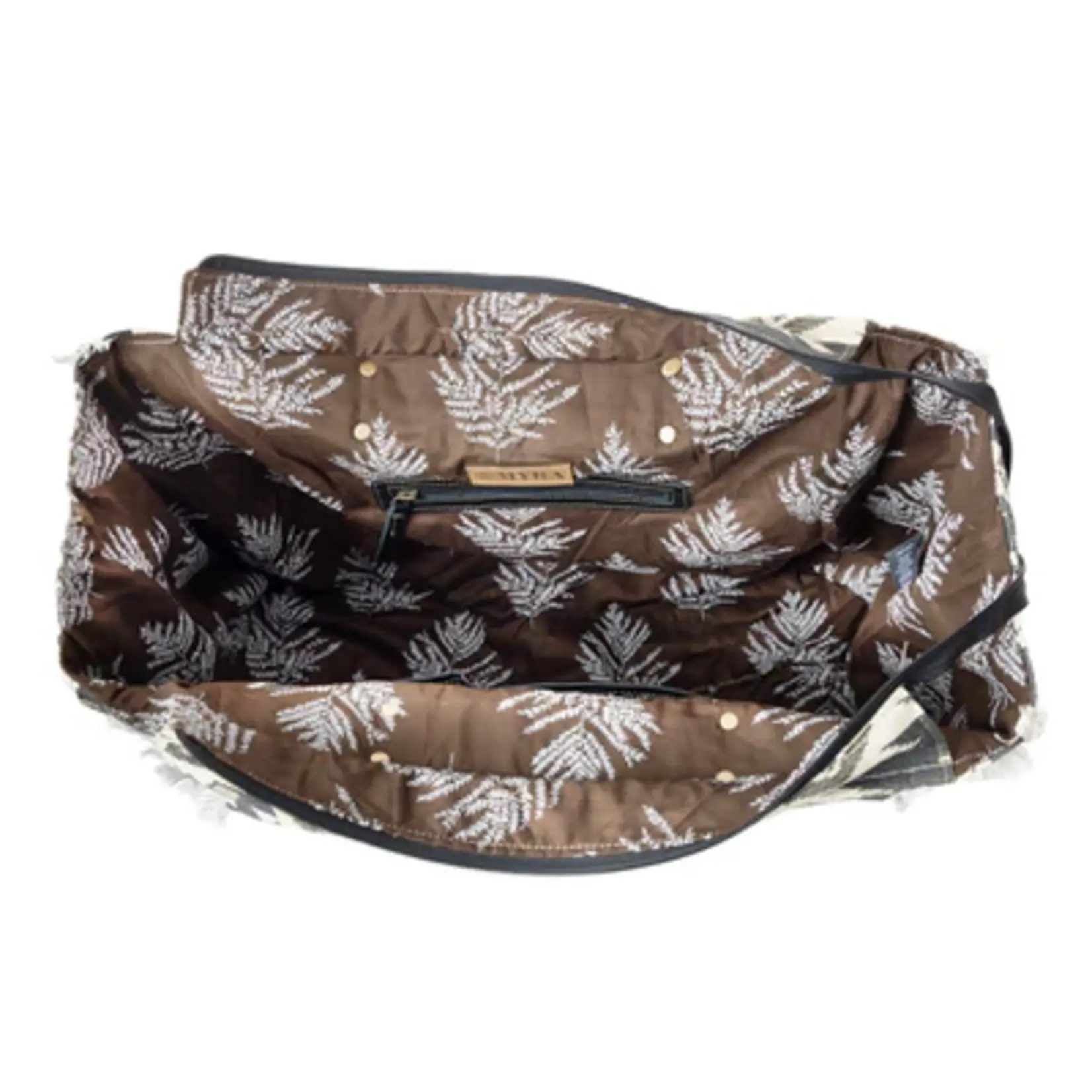 Myra Bags S-10892 Tribal Spirit Adventure Weekender Bag - Black & White