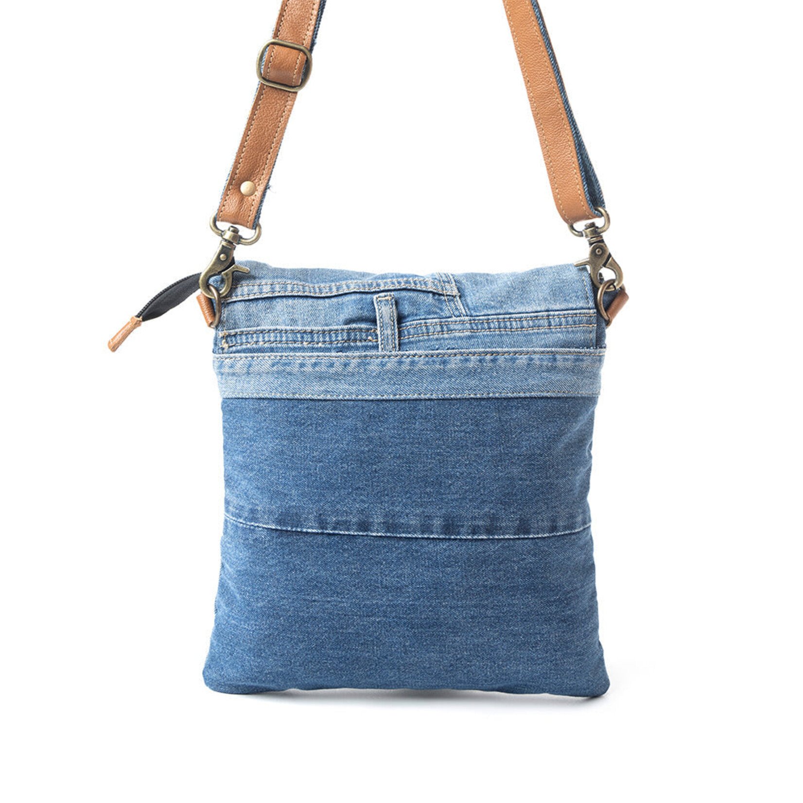 Myra Bags S-10906 Jaycee's Day Crossbody Bag - Denim Blue