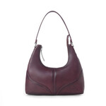 Myra Bags S-13835 Saddle Rose - Zidana Winchester Loop Veg Tanned Leather Shoulder Bag