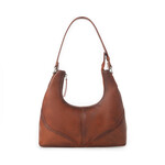 Myra Bags S-13836 Maple Glaze - Zidana Winchester Loop Veg Tanned Leather Shoulder Bag