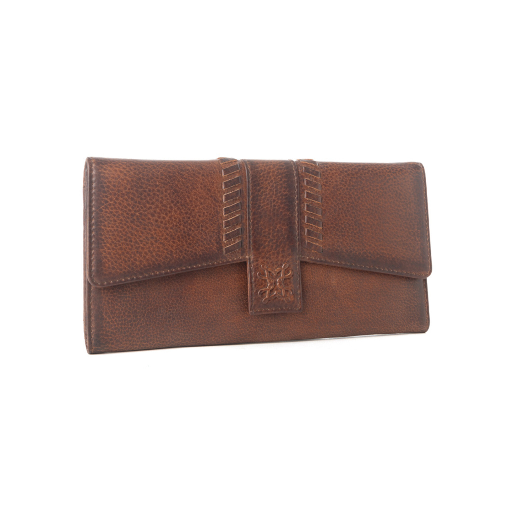 Myra Bags S-13875 Dusky Bronze - Zidana Sante Fe Woven Veg Tanned Leather Wallet