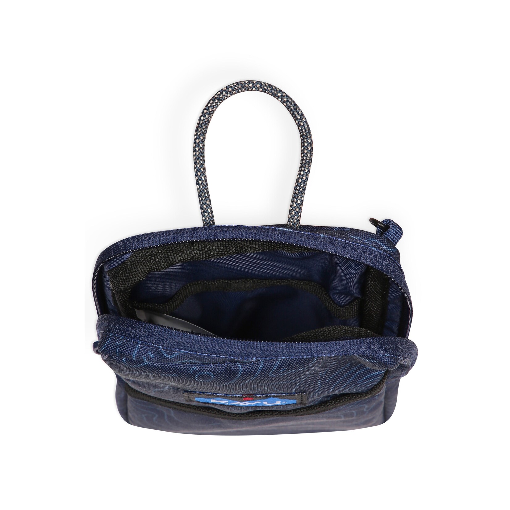 Kavu Essential Case - Navy Topo FW25