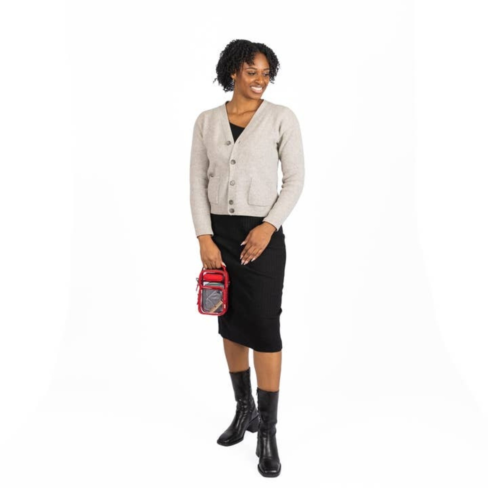 Lug 25014 Black - Skeeter Mini Clearview Convertible Crossbody