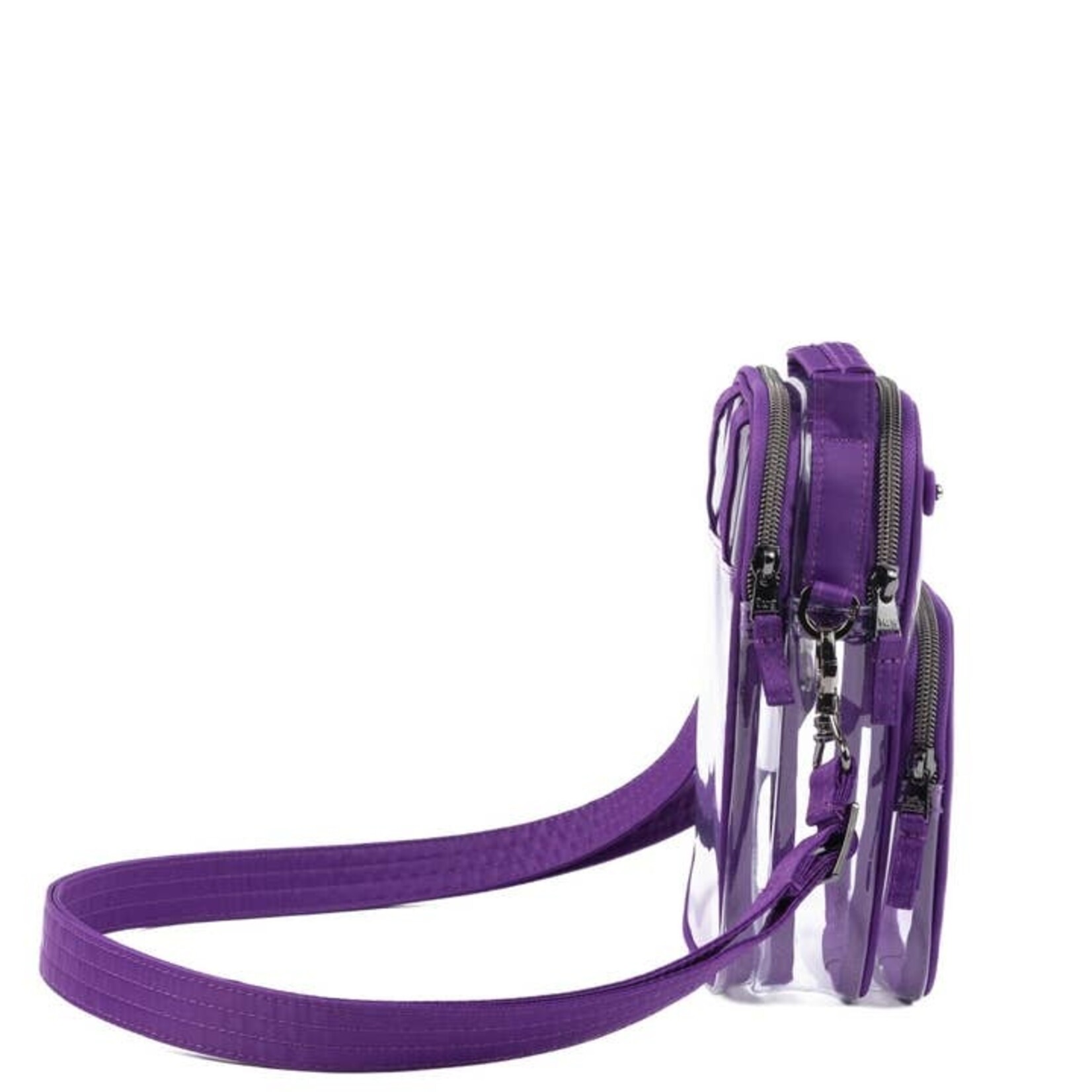 Lug 25019 Grape Purple - Skeeter Mini Clearview Convertible Crossbody