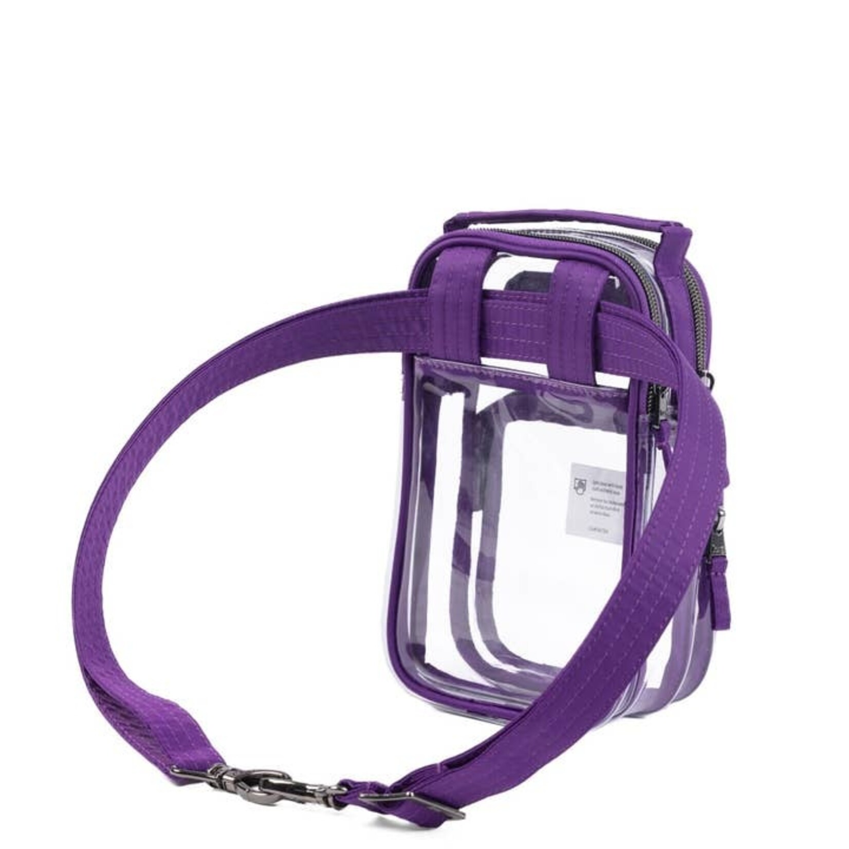 Lug 25019 Grape Purple - Skeeter Mini Clearview Convertible Crossbody