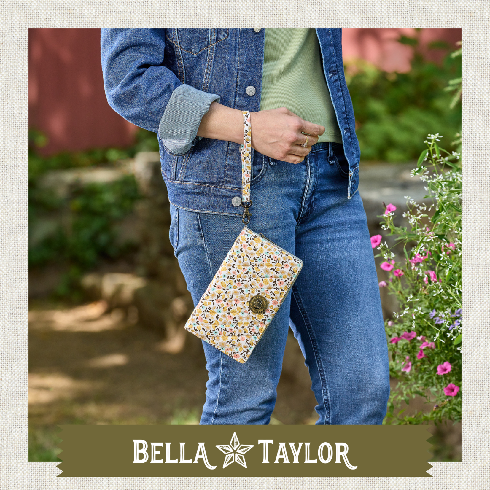Bella Taylor RFID Cash System Wallet - Prairie Meadow 2026