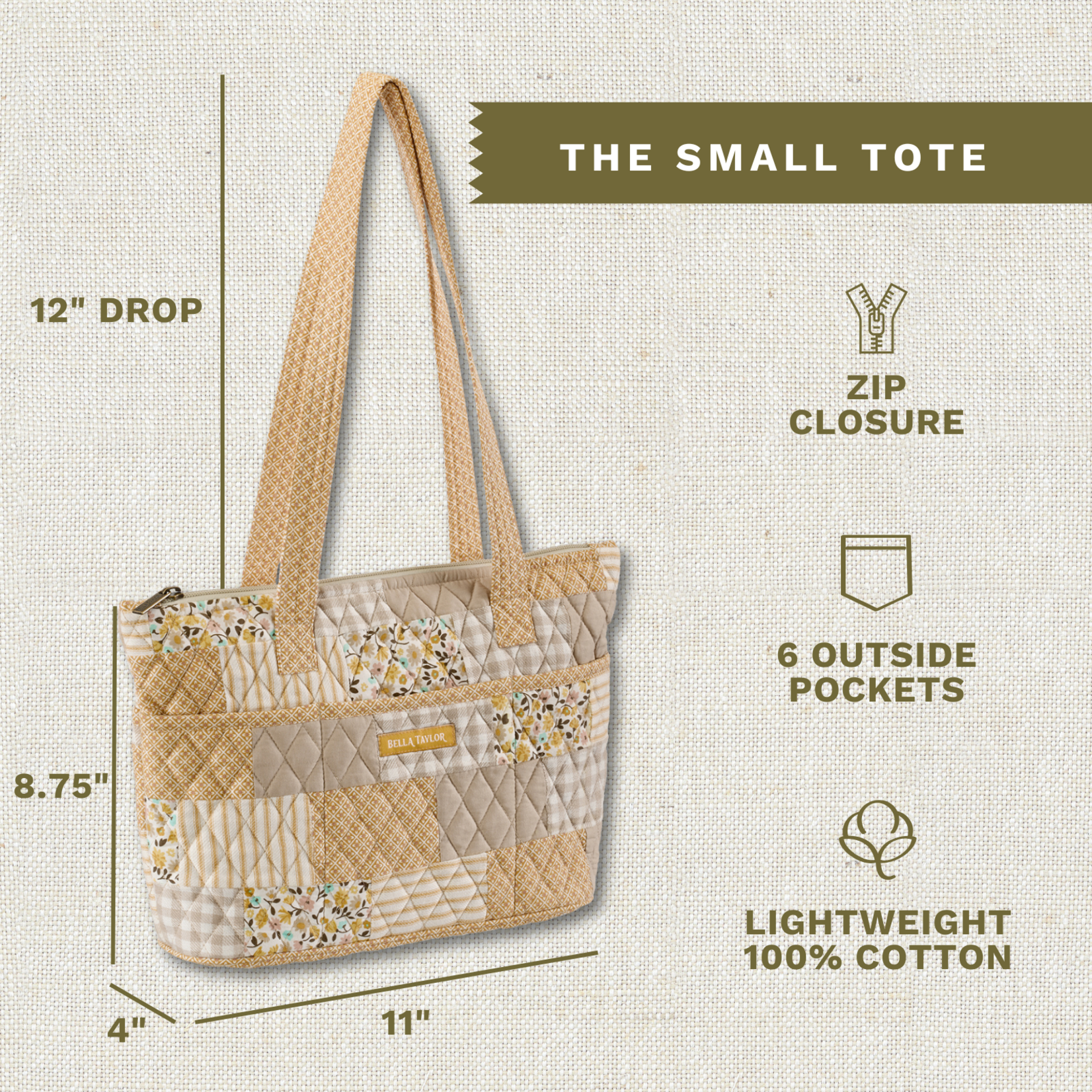 Bella Taylor Small Tote - Prairie Meadow PATCH 2026