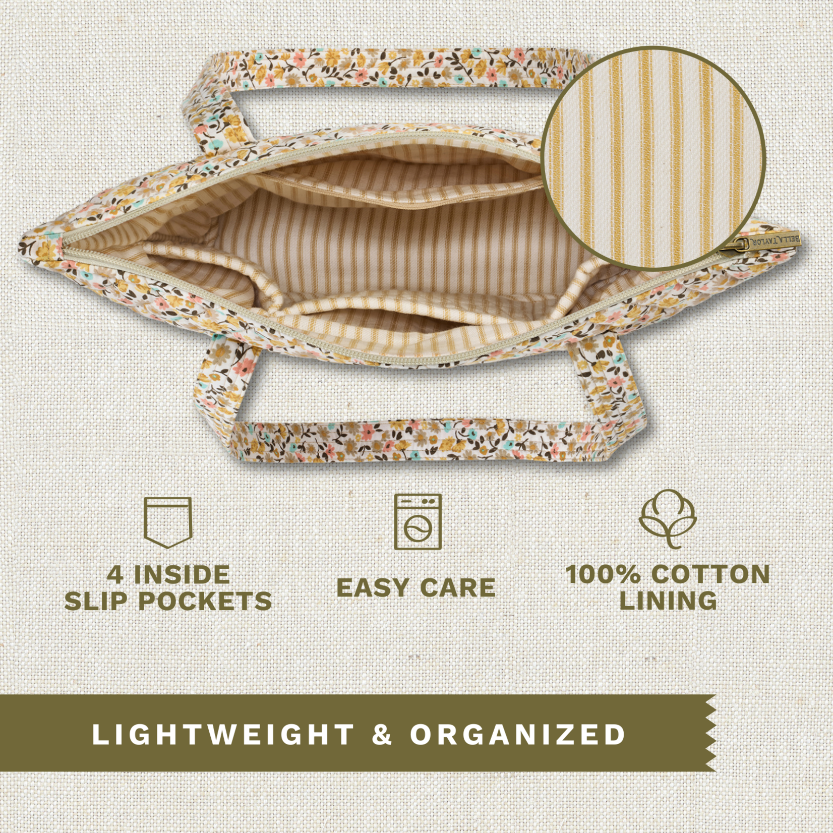 Bella Taylor Stride Tote - Prairie Meadow 2026