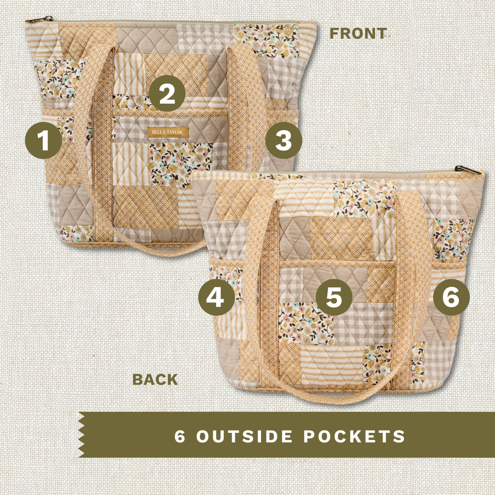 Bella Taylor Stride Tote - Prairie Meadow PATCH 2026