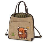 Chala Convertible Backpack - Highland Cow