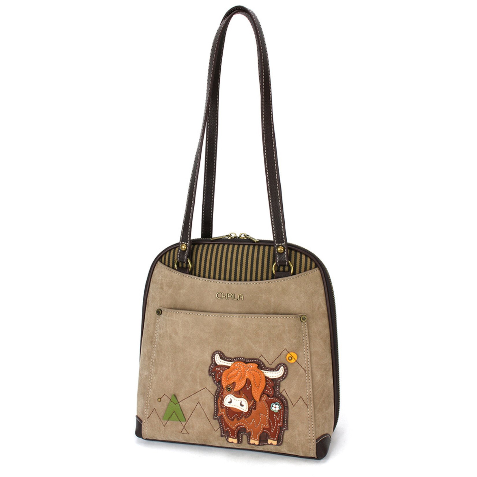 Chala Convertible Backpack - Highland Cow
