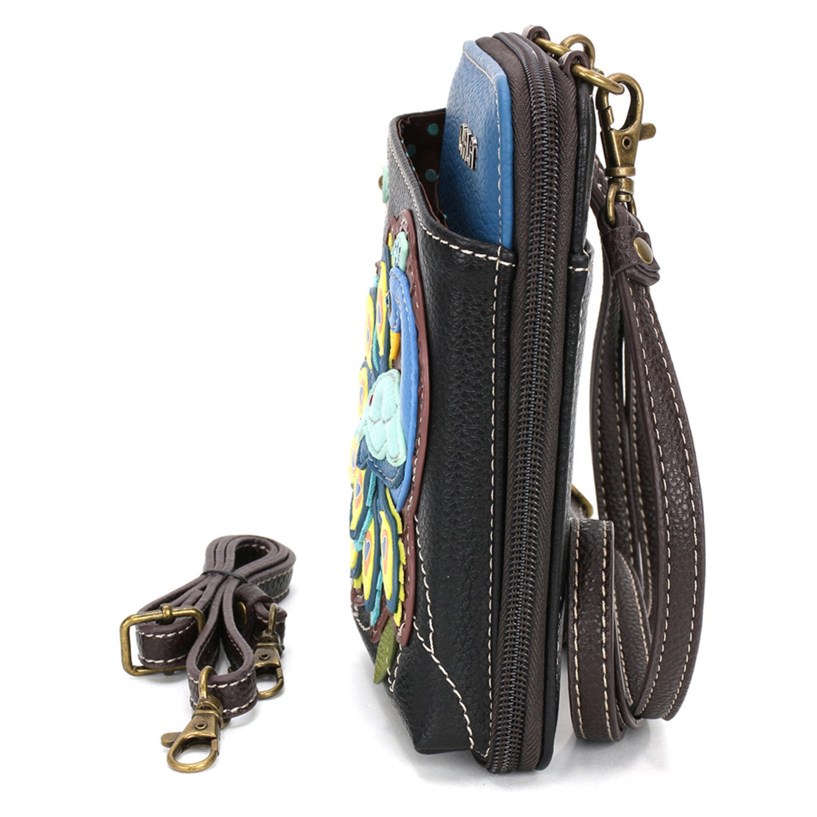 Chala Wallet Crossbody - Peacock