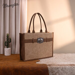 Wrangler WG250G-8119TN - Tan - Wrangler Buckle CC Large Tote
