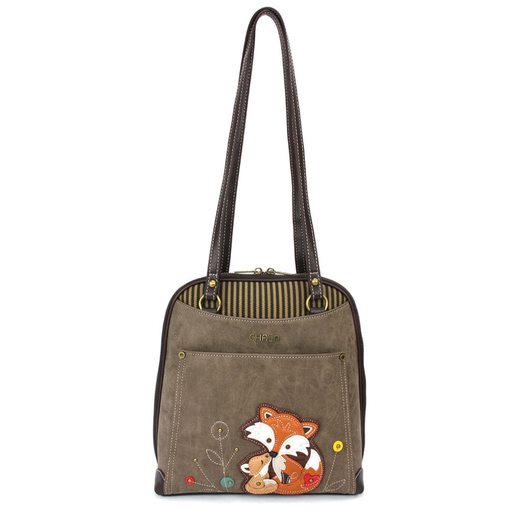Chala Convertible Backpack - Fox Family