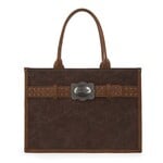 Wrangler WG250G-8119CF - Coffee - Wrangler Buckle CC Large Tote