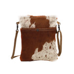 Myra Bags S-1425 White & Cocoa Crossbody Bag 2026
