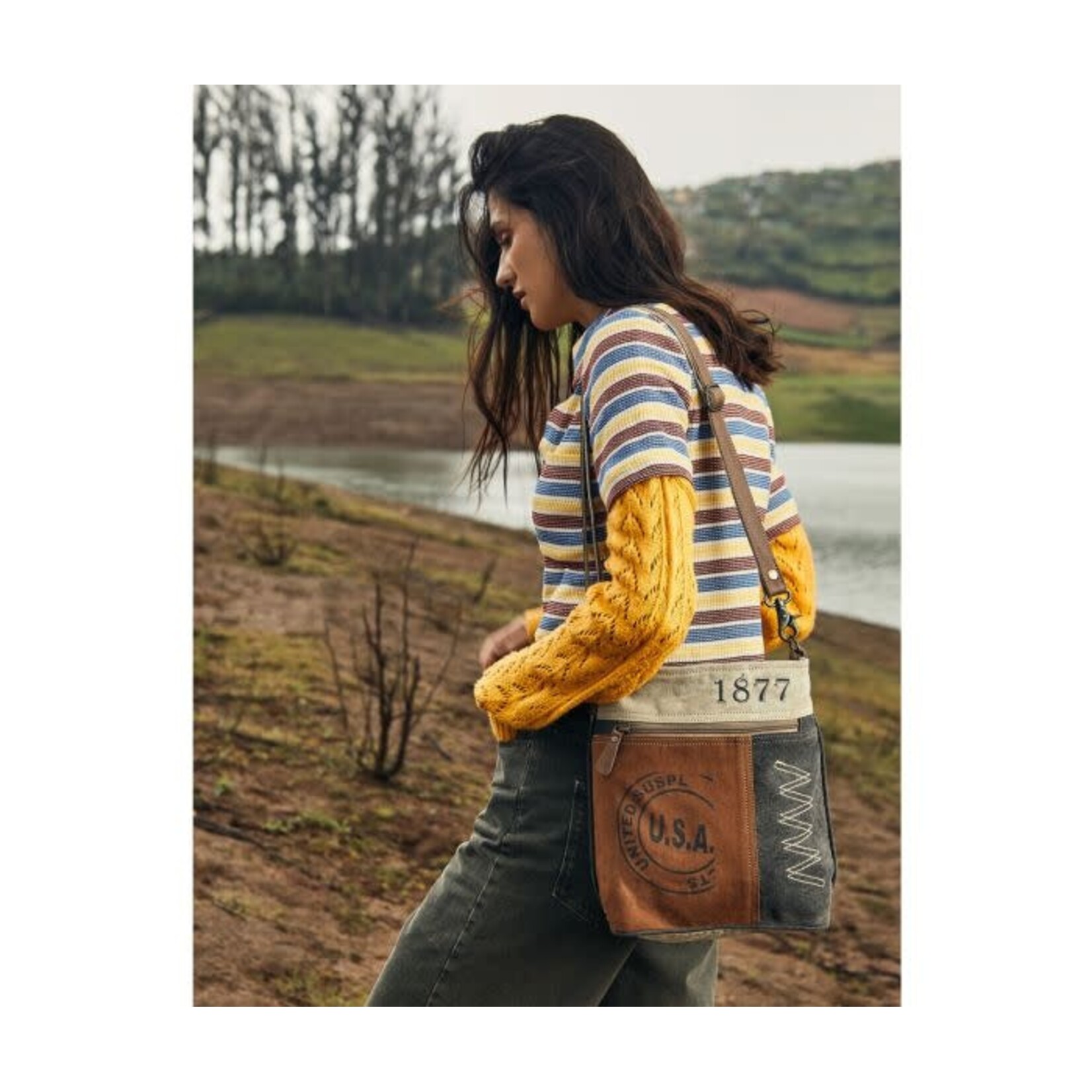 Myra Bags S-4436 Wenge Shoulder Bag 2026