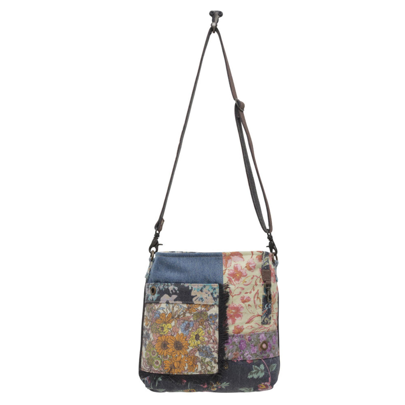 Myra Bags S-6396 Le Fleur Blu Shoulder Bag 2026