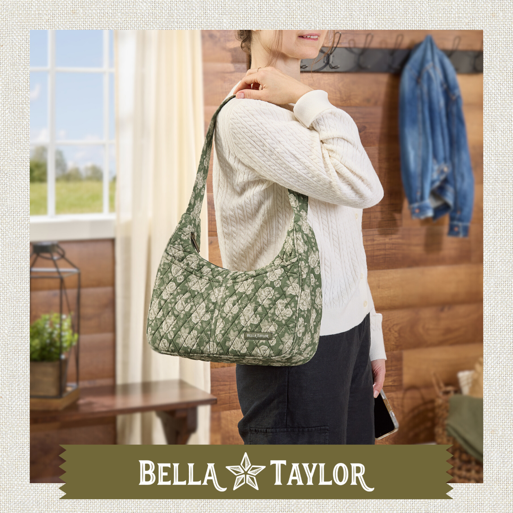 Bella Taylor Blakely Shoulder Bag - Heirloom Rose