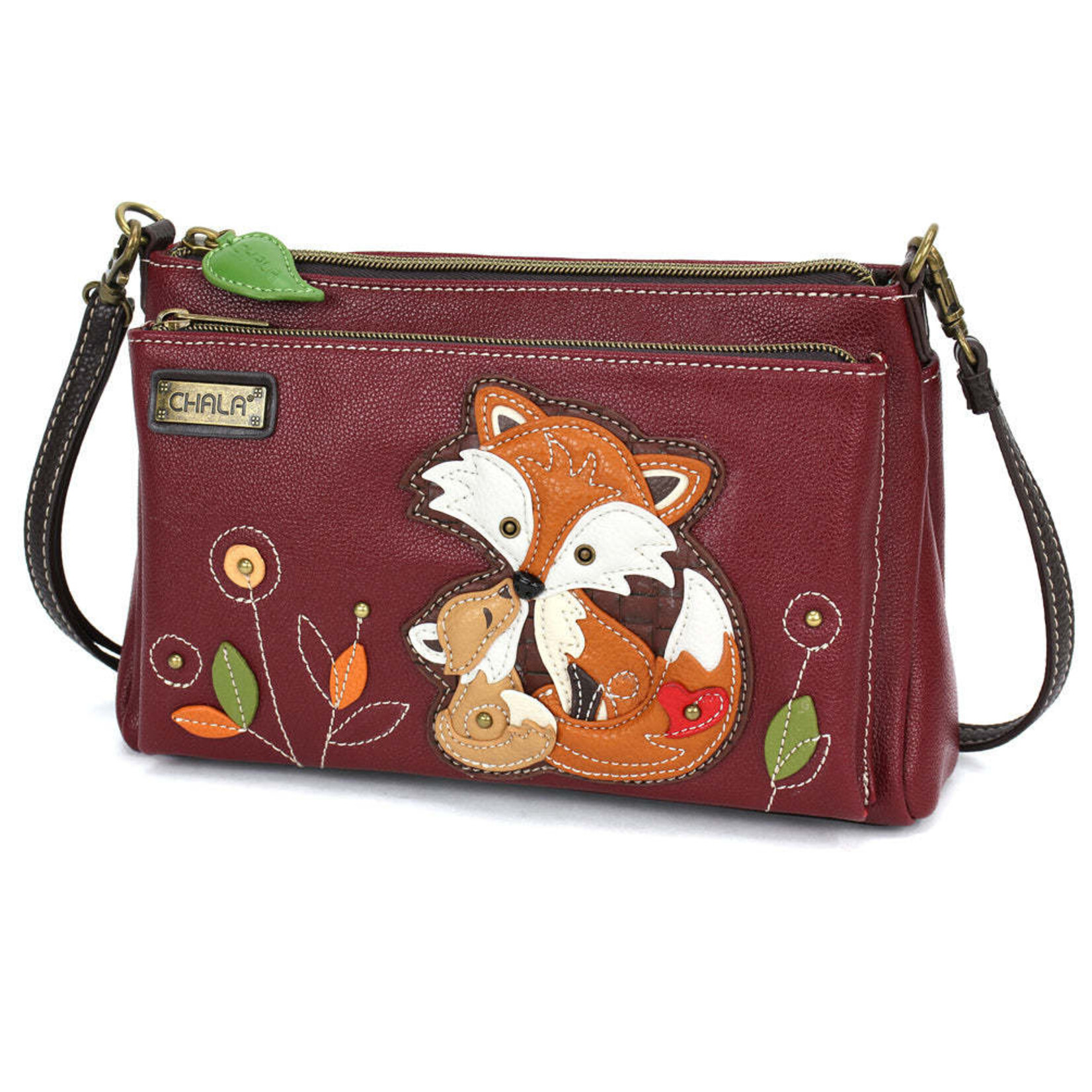 Chala Deluxe Crossbody - Fox Family